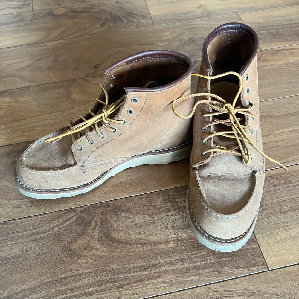 Red Wing 6 inch classic moc toe boot